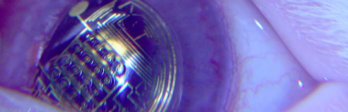 Contact lens that could monitor your health.
