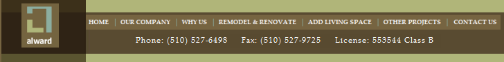 Alward Construction Company 510.527.6498 Berkeley, CA
